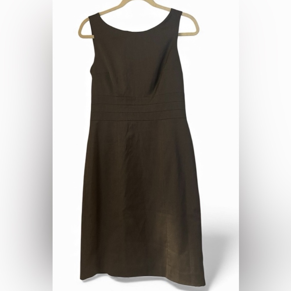 H&M Gray Business Sleeveless Sheath Dress Size 8